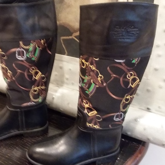 Ralph Lauren Shoes Ralph Lauren Equestrian Rain Boots New Poshmark